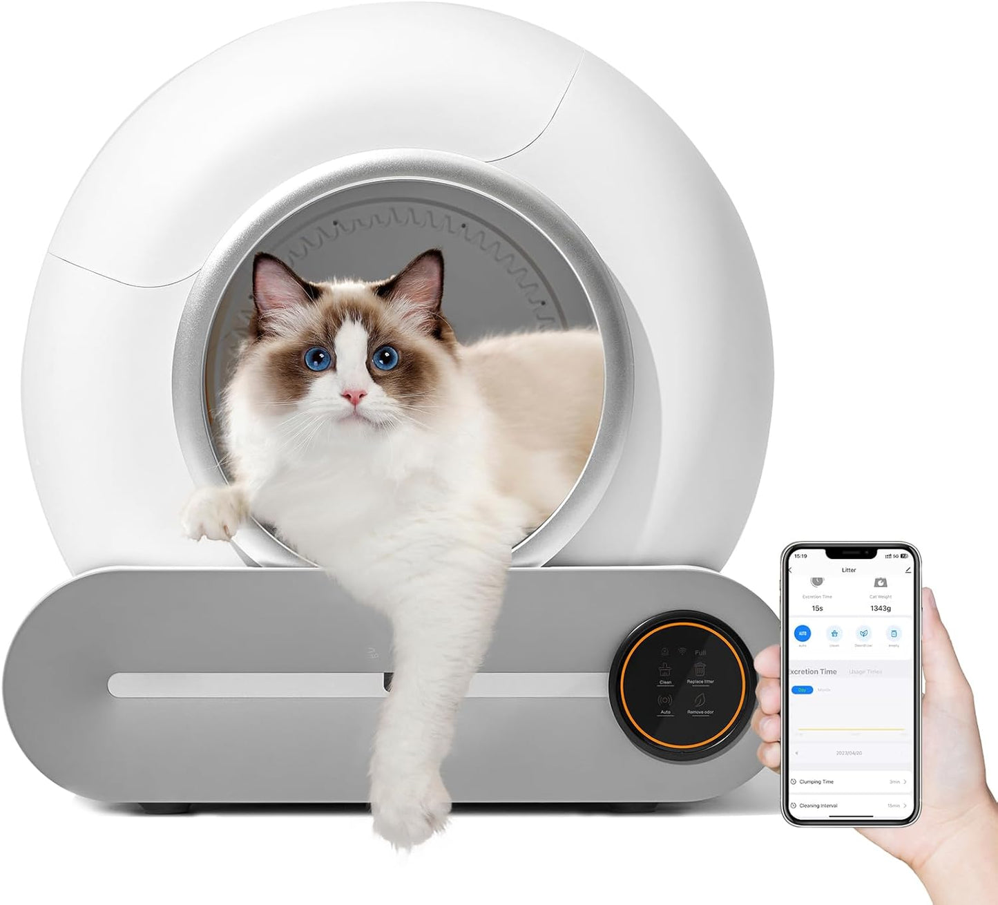 Litière AutoNettoyante - Solution Hygiénique et Pratique pour Chats