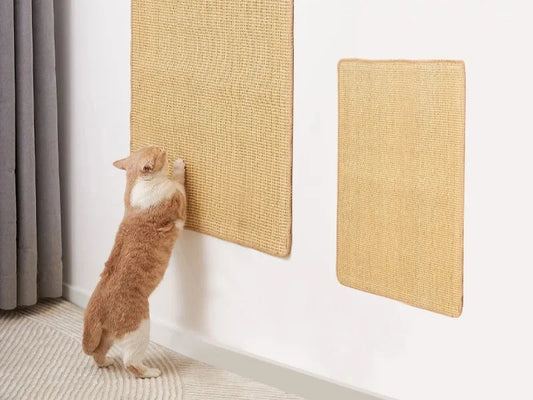 Griffoir en Sisal pour Chats – Tapis à Gratter Murale et Protection de Mobilier - 🐾 Miaou & Co