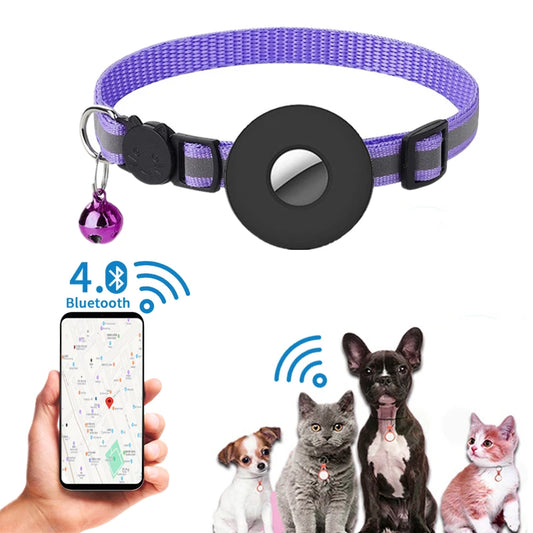 Collier GPS AirTag pour Animaux – Tracker Bluetooth Anti-Perte - 🐾 Miaou & Co