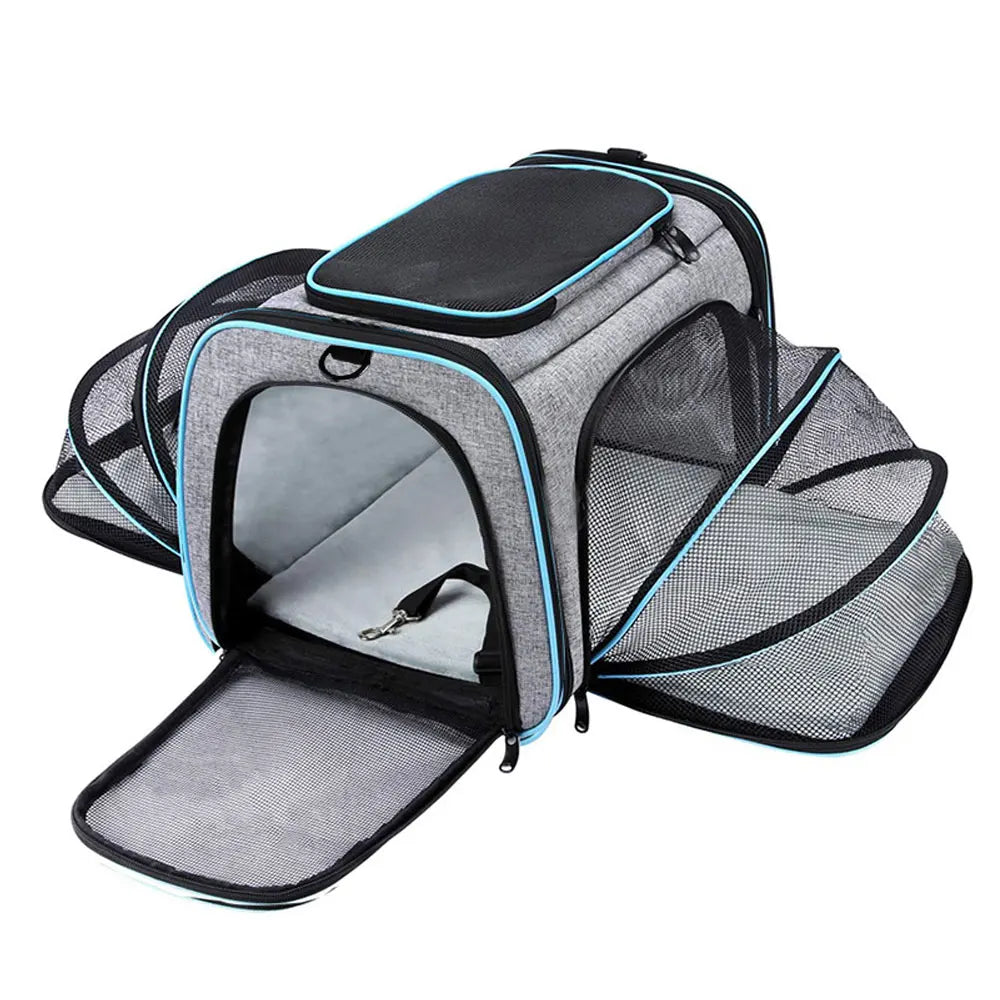 Sac de Transport Portable pour Animaux – Sac Respirant et Pliable pour Chats et Chiens - 🐾 Miaou & Co