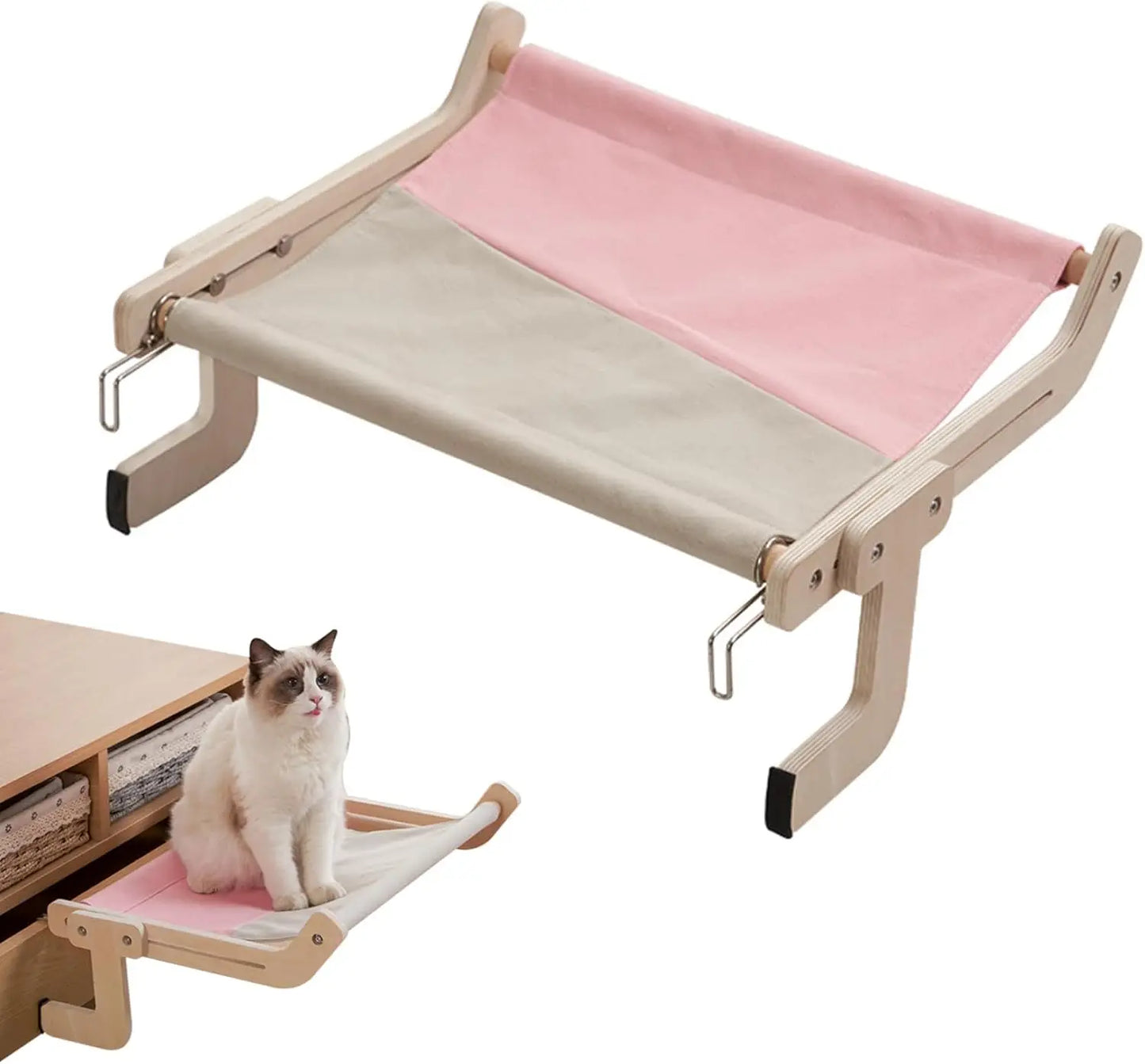 Lit Hamac Suspendu pour Chat - Portable et Amovible - 🐾 Miaou & Co