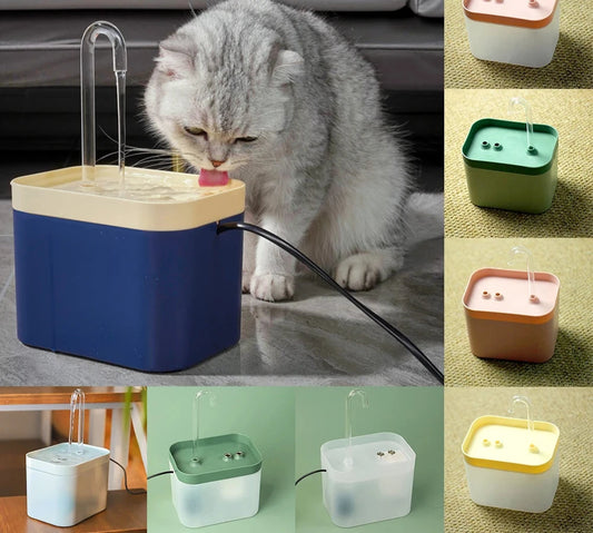 Fontaine à Eau Automatique pour Chats – 1,5L avec Filtre Silencieux USB - 🐾 Miaou & Co